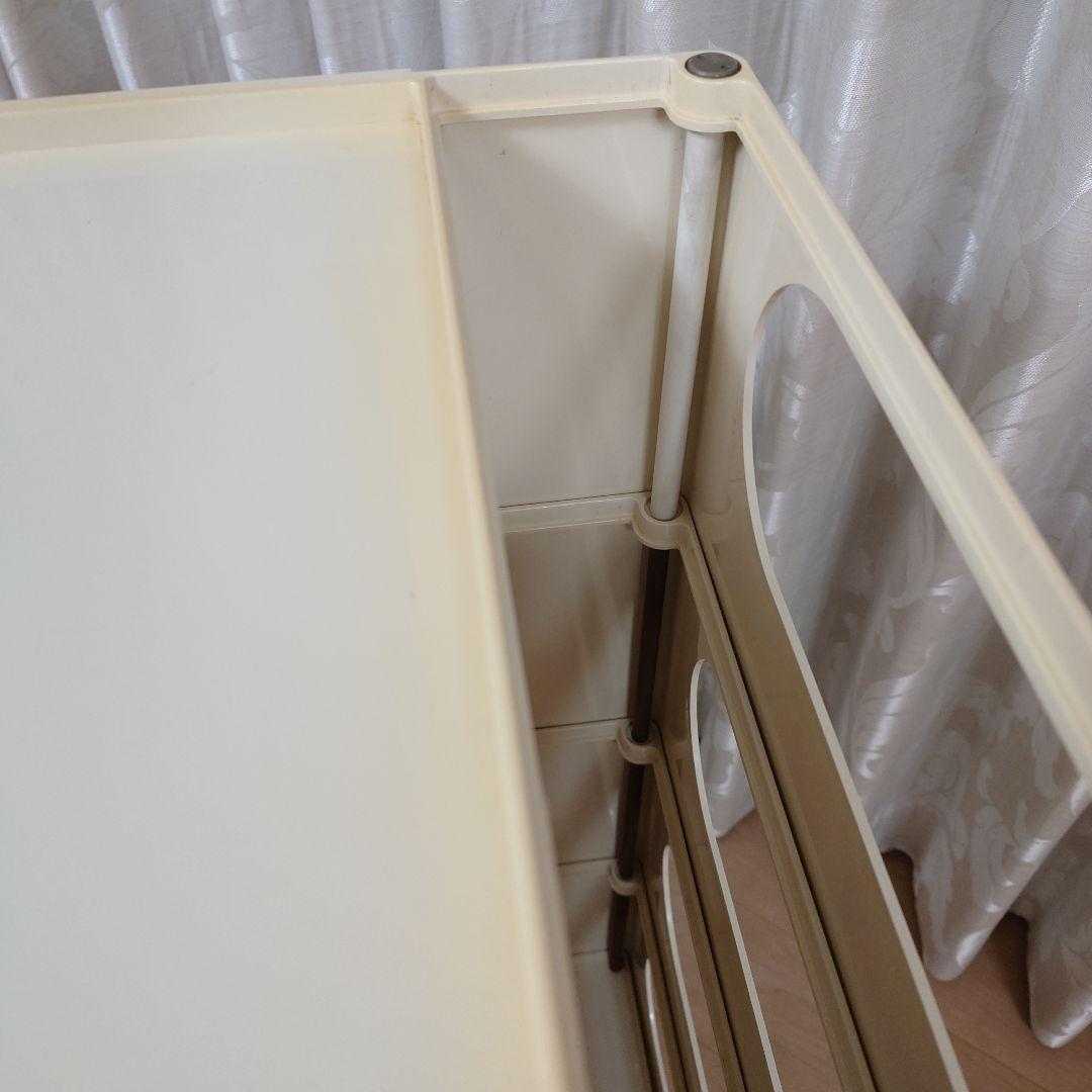 ボビーワゴン 4段4トレイ ホワイト 旧輸入品 イタリア製