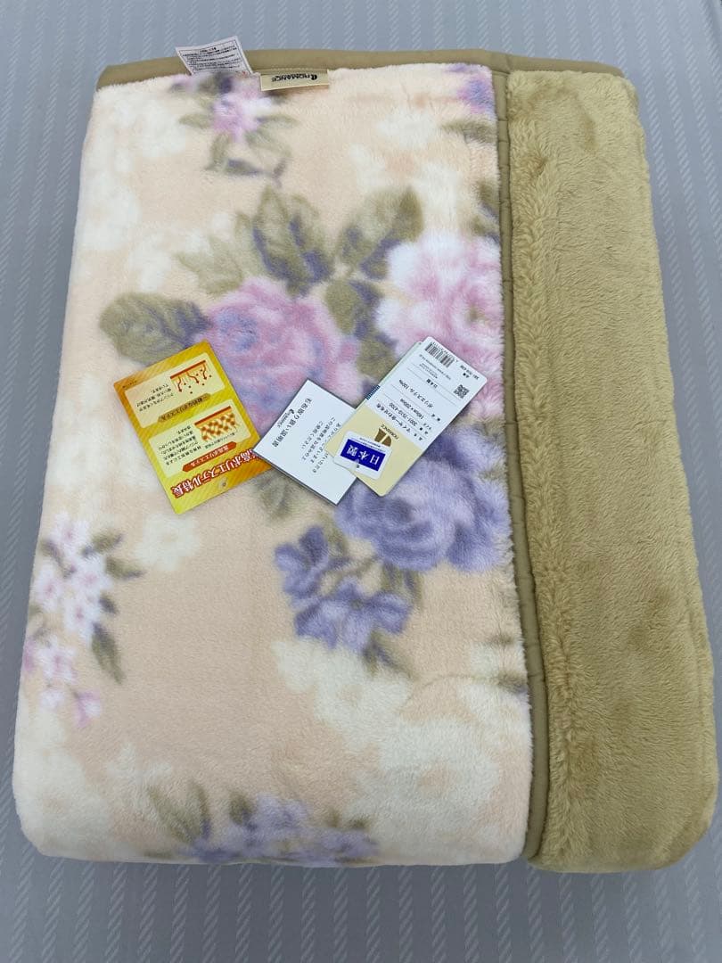 ロマンス　マイヤー合わせ毛布・嵩高ポリエステル・泉大津製・静電気抑制・シングル