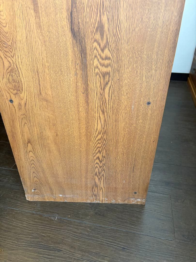 昭和レトロ キャビネット スリムチェスト 古家具　5段収納棚　ヴィンテージ家具