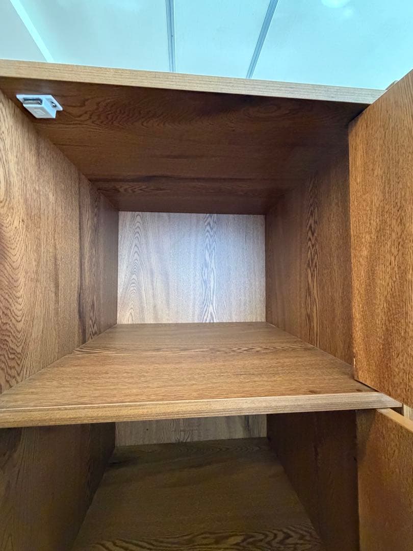 昭和レトロ キャビネット スリムチェスト 古家具　5段収納棚　ヴィンテージ家具