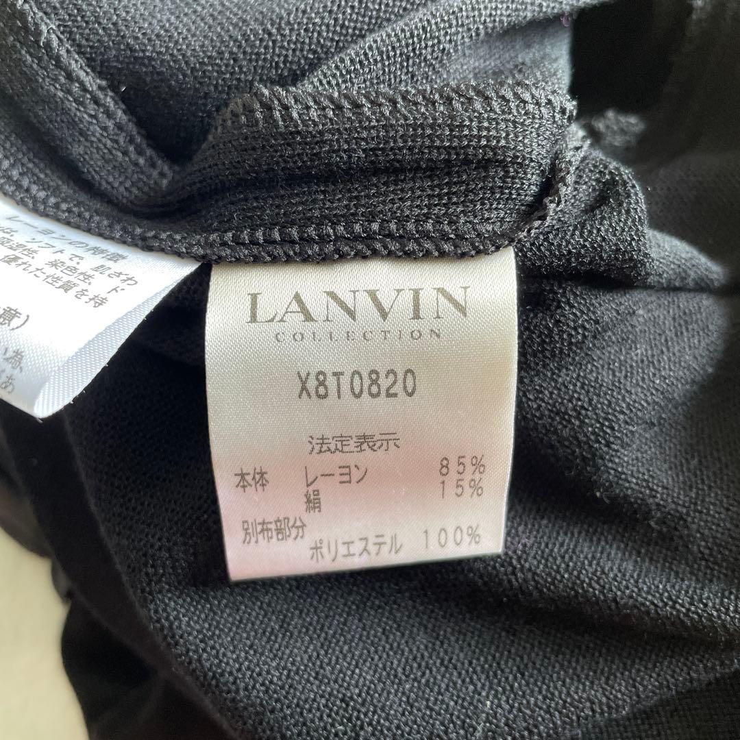 Maron新品未使用LANVIN collection38シルク混紡襟取