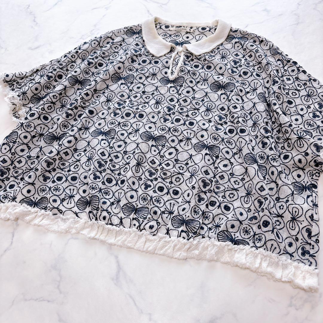 【美品】mina perhonen ミナペルホネン party ブラウス シャツ