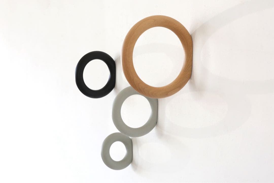 新品未使用❣️HAY GYMHOOK タオルリング　Lサイズ　ブラック　タオル掛け