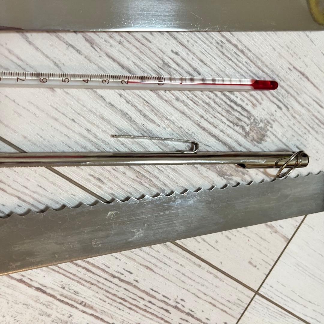 包丁ケース　藤次郎　包丁セット　牛刀　波刃　温度計　ナッペ　パレット　定規付き