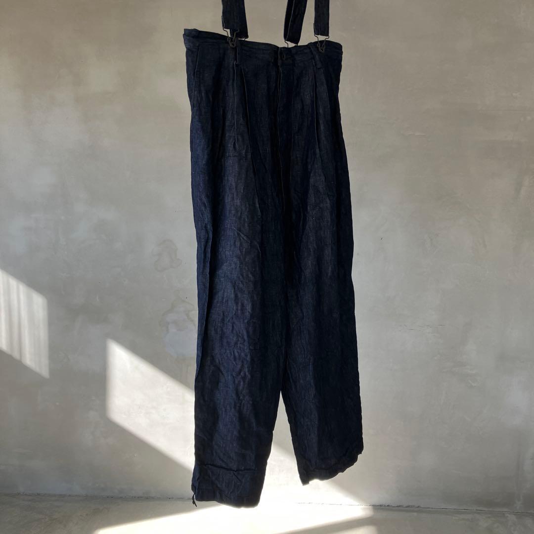 デニム サロペット サスペンダー付