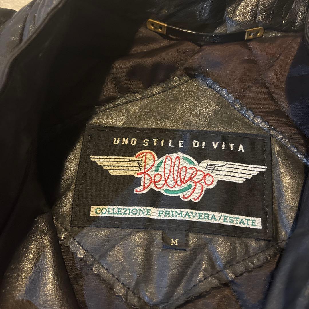 80s vintage 革ジャン レザージャケット 牛革 ショート丈