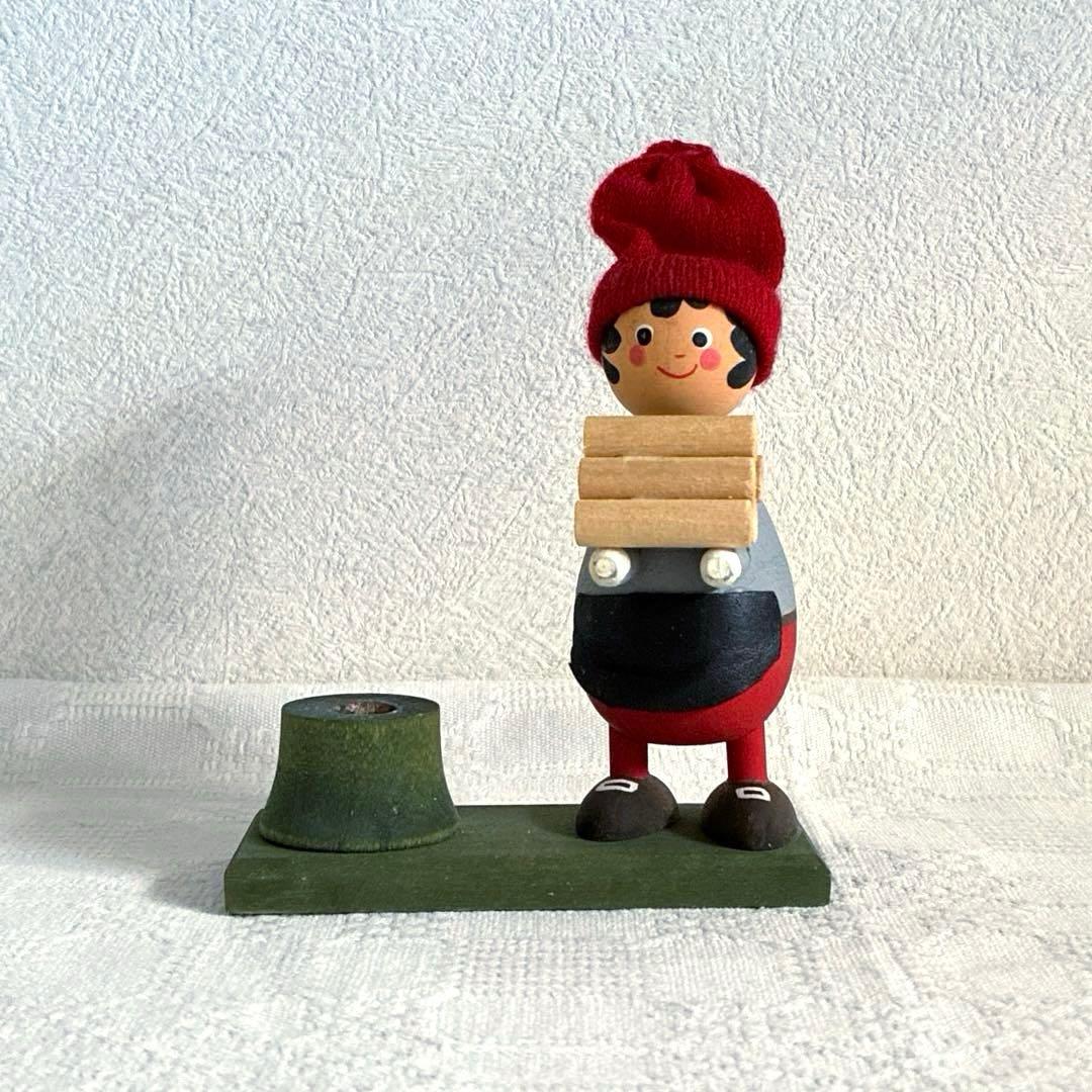 RN163 スウェーデンヴィンテージ ☆ トムテニッセのキャンドルスタンド