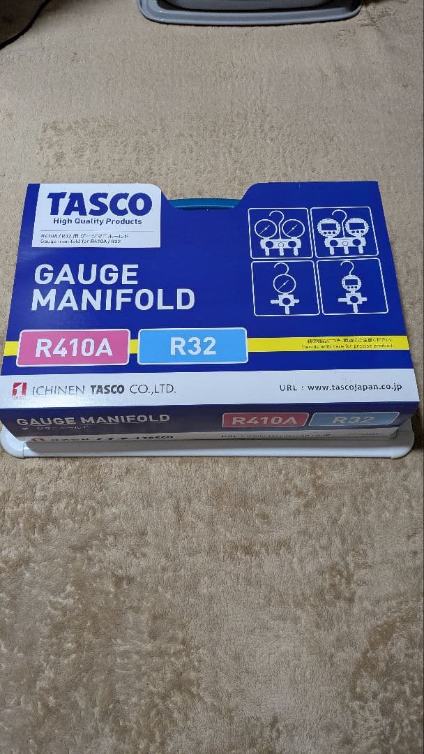 TASCO 　バルブ式シングルゲージマニホールド