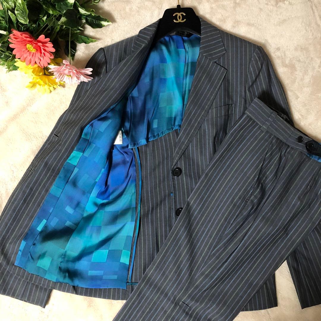 美品♡ ポールスミス　レディース　パンツ　セットアップ　マルチストライプ　42