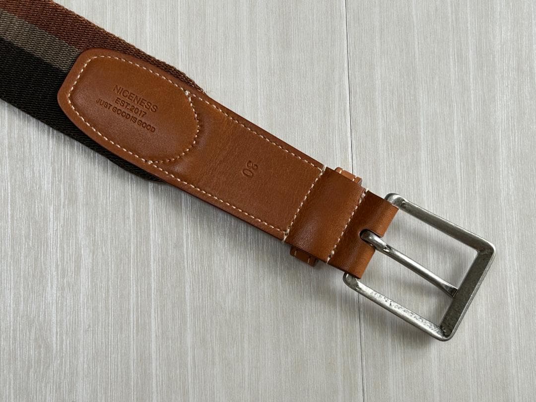 NICENESS HANSGEN レザーベルト ナイスネス 25SS/AW