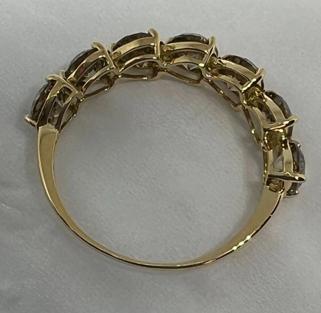 リナコ品です！K18YG ブラウンダイヤ2.00ct コニャックカラー