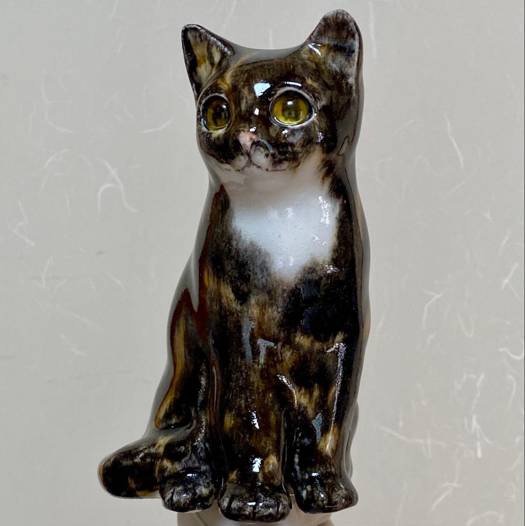 ウィンスタンレイキャット　ケンジントンキャット　三毛サビ仔猫　サイズ2　貫入無し