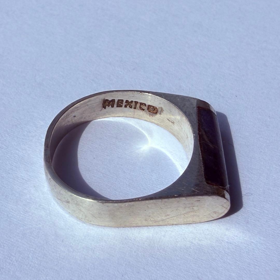 Mexican Bar Ring メキシカンシルバーリング　ソーダライト11号