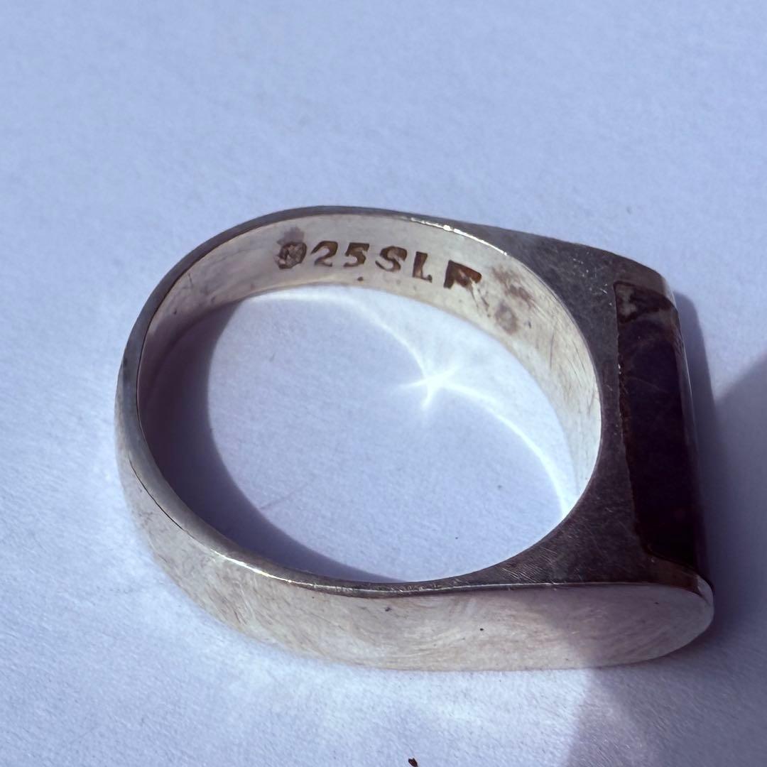 Mexican Bar Ring メキシカンシルバーリング　ソーダライト11号