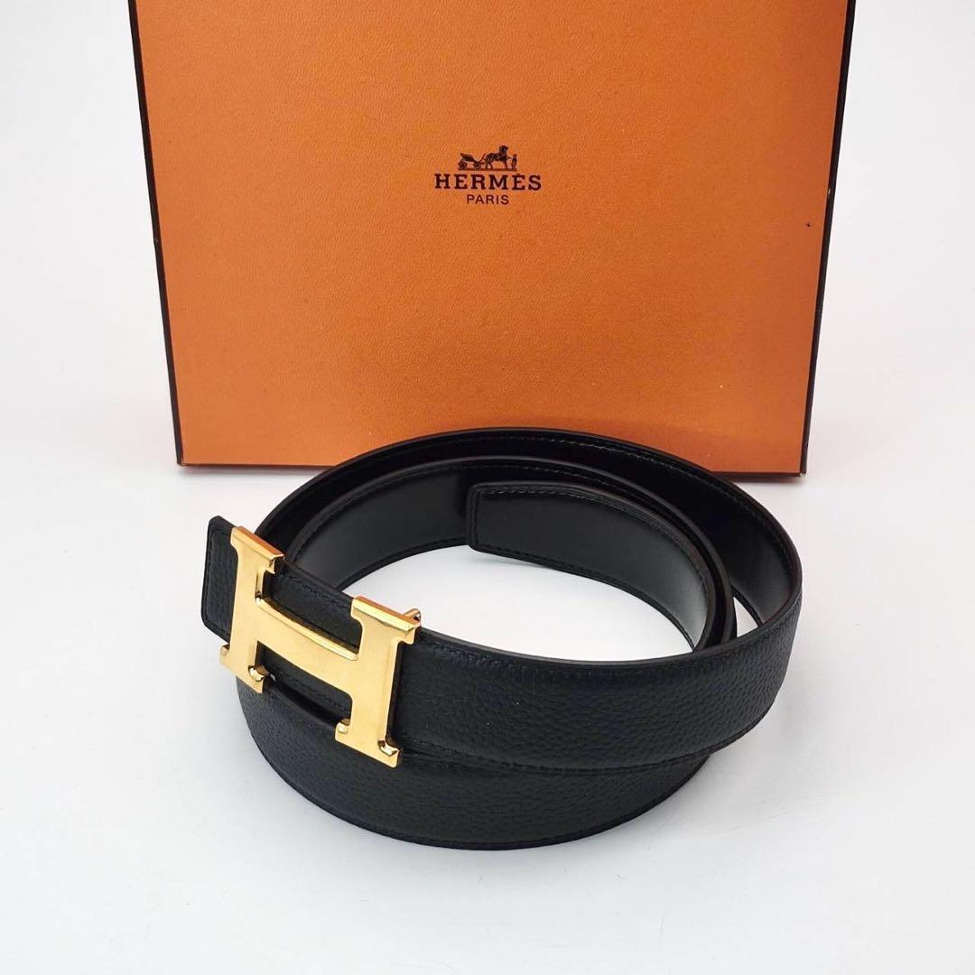 美品　新品ベルト　エルメス　Hバックル　コンスタンス　ゴールド　ユニセックス