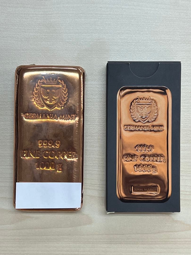 純銅 インゴット ゲルマニアミント