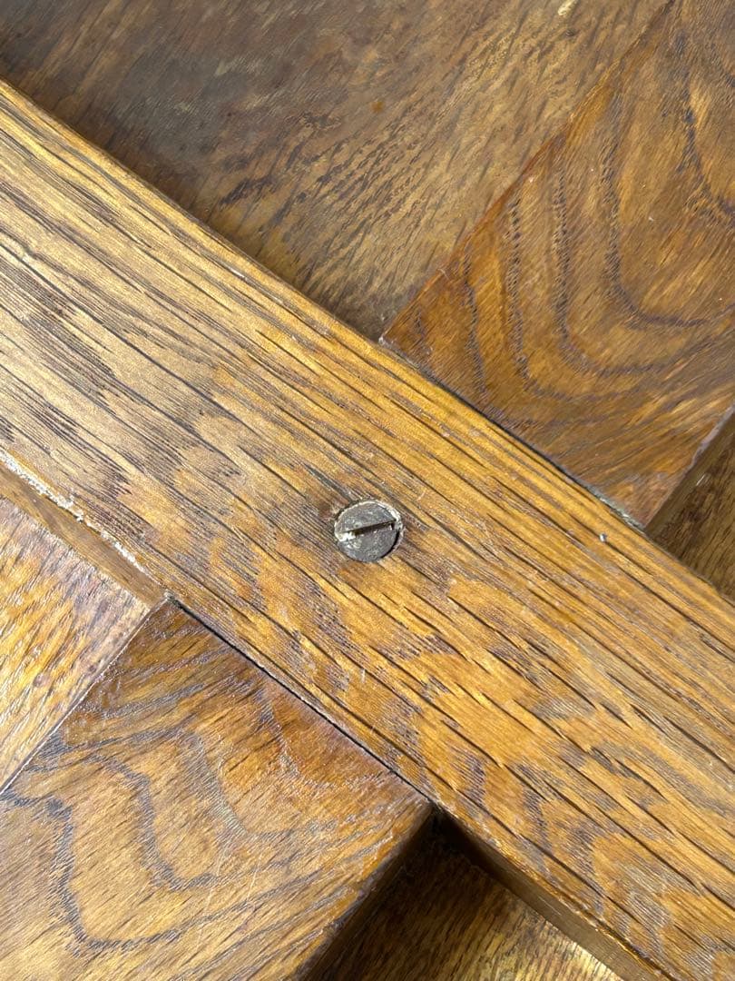 アンティーク　木製コーヒーテーブル　円形　古道具　ヴィンテージ　ラウンドテーブル