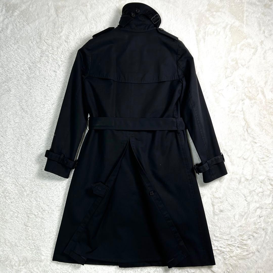 HYKE ハイク レディース ビックフィット　トレンチコート ライナー付 黒