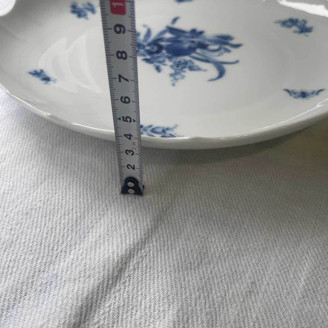 マイセン　青い花　Meissen 大皿　ブルーフラワー　28cm