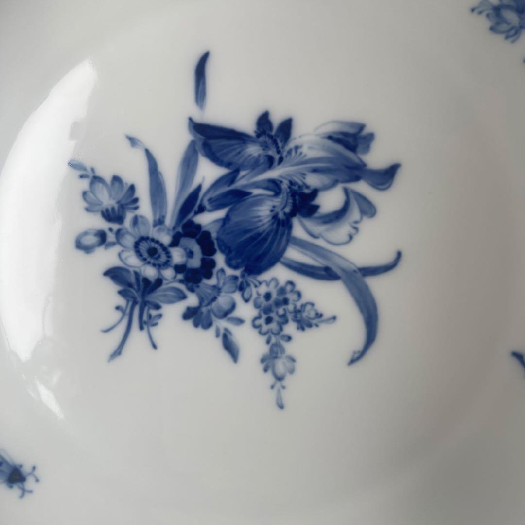 マイセン　青い花　Meissen 大皿　ブルーフラワー　28cm