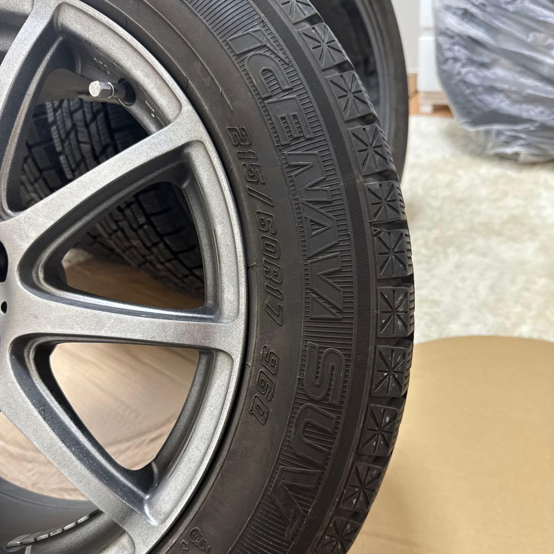 17インチ スタッドレスタイヤ　美品　4本　アルファード　ヴェルファイア