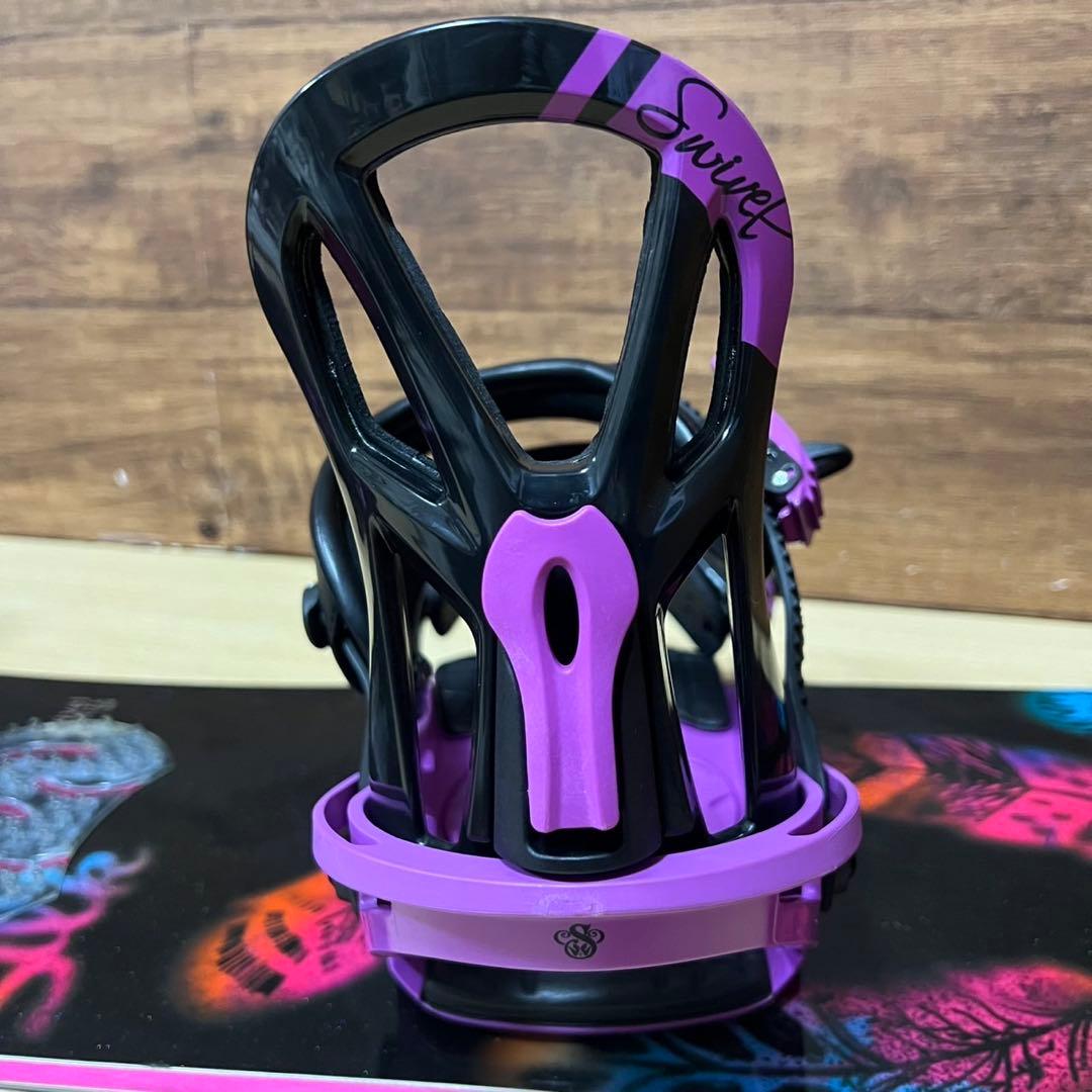 美品　SWIVEL サロモン　レディーススノーボード4点セット　初心者オススメ