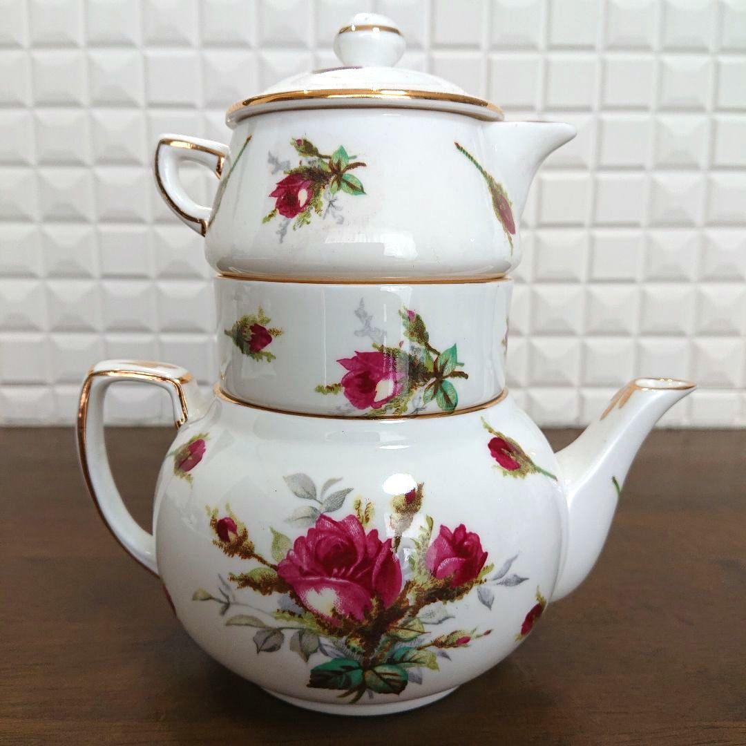 ハマースレイ スタッキングポット グランドマザーローズ