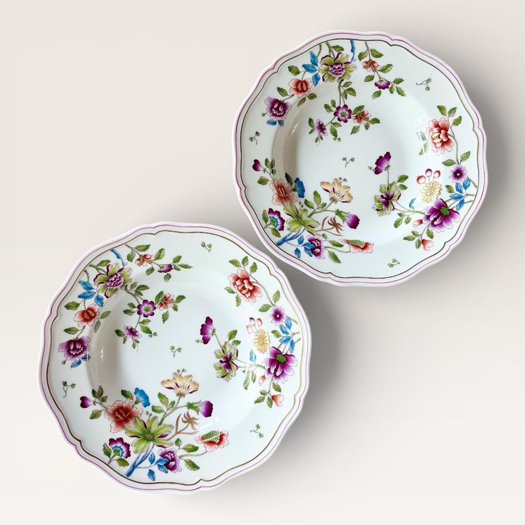 未使用❤️ジノリ❤️グランデューカ❤️深皿　スープ皿　パスタ皿　24センチ　ペア