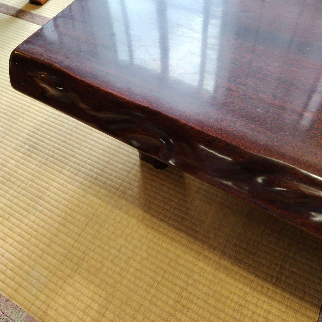 一枚板テーブル　和家具　店舗什器　旅館居酒屋　　 ローテーブル 座卓 和室