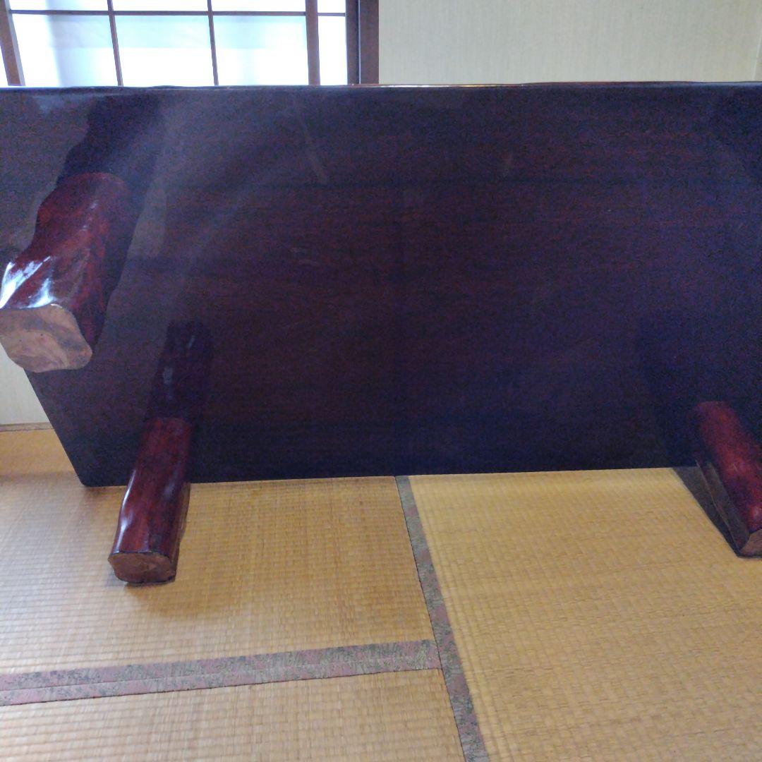 一枚板テーブル　和家具　店舗什器　旅館居酒屋　　 ローテーブル 座卓 和室