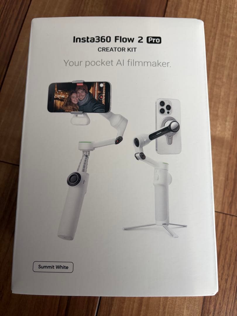 12月24日新品購入 Insta360 Flow 2 Pro クリエイターキット