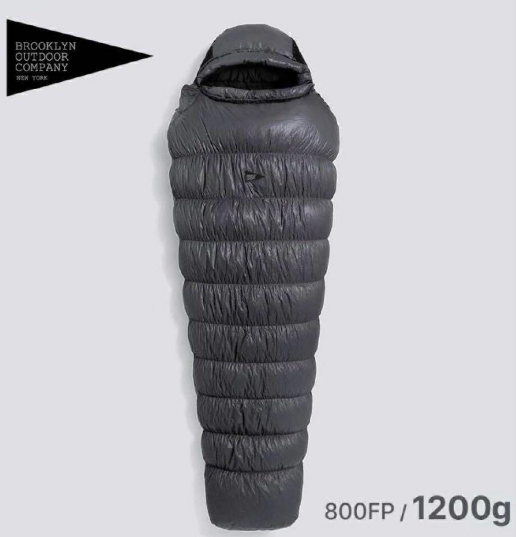 BROOKLYN OUTDOOR COMPANY 寝袋 800FP 1200G