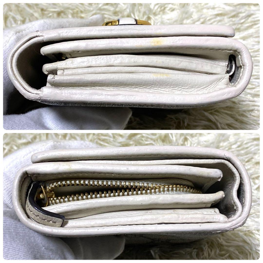 美品✨ GUCCI グッチ ホースビット 折り財布 GGスプリーム 二つ折り