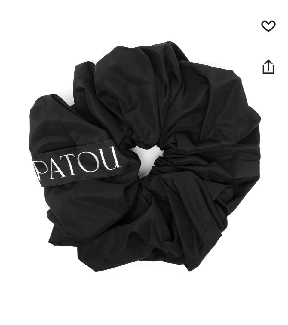 PATOU ボリュームシュシュ ブラック