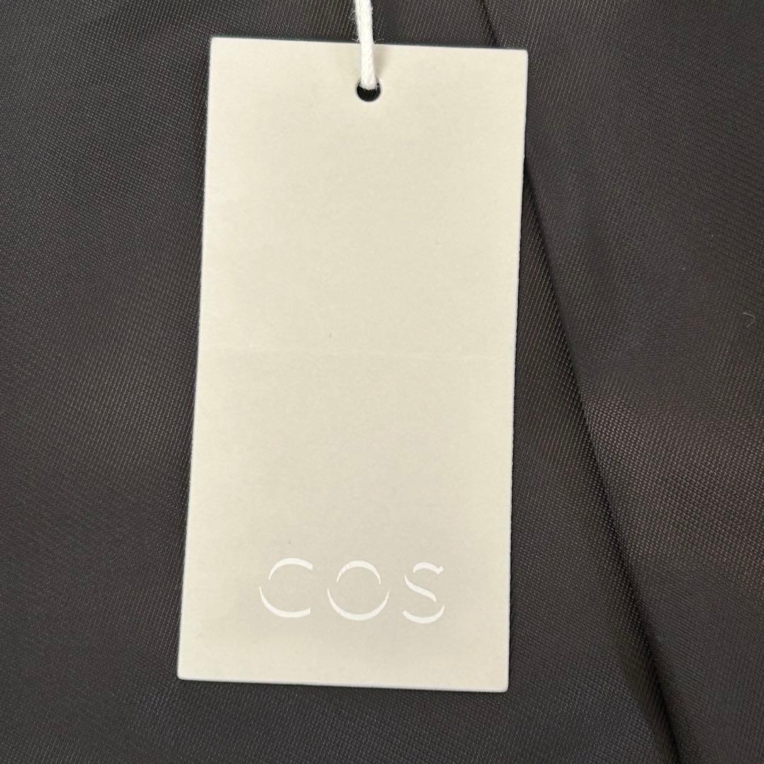 【新品】COS ステンカラー コート カシミヤ ウール カーキ グリーン