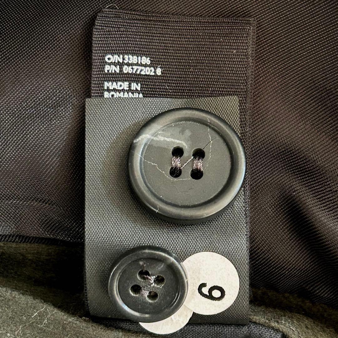 【新品】COS ステンカラー コート カシミヤ ウール カーキ グリーン