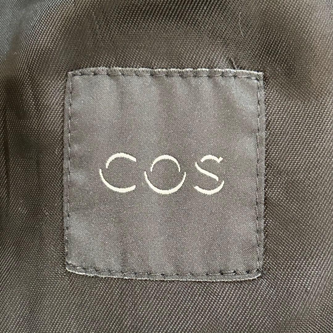 【新品】COS ステンカラー コート カシミヤ ウール カーキ グリーン