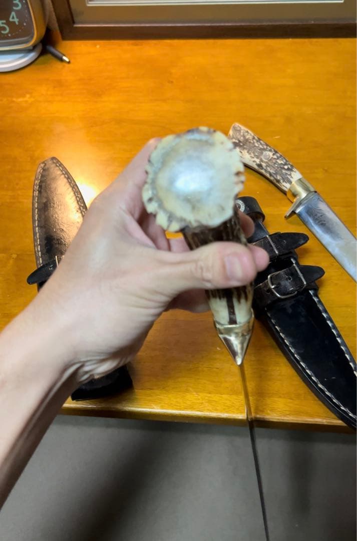 玉鋼製の狩猟用ナイフ天野刃物工房