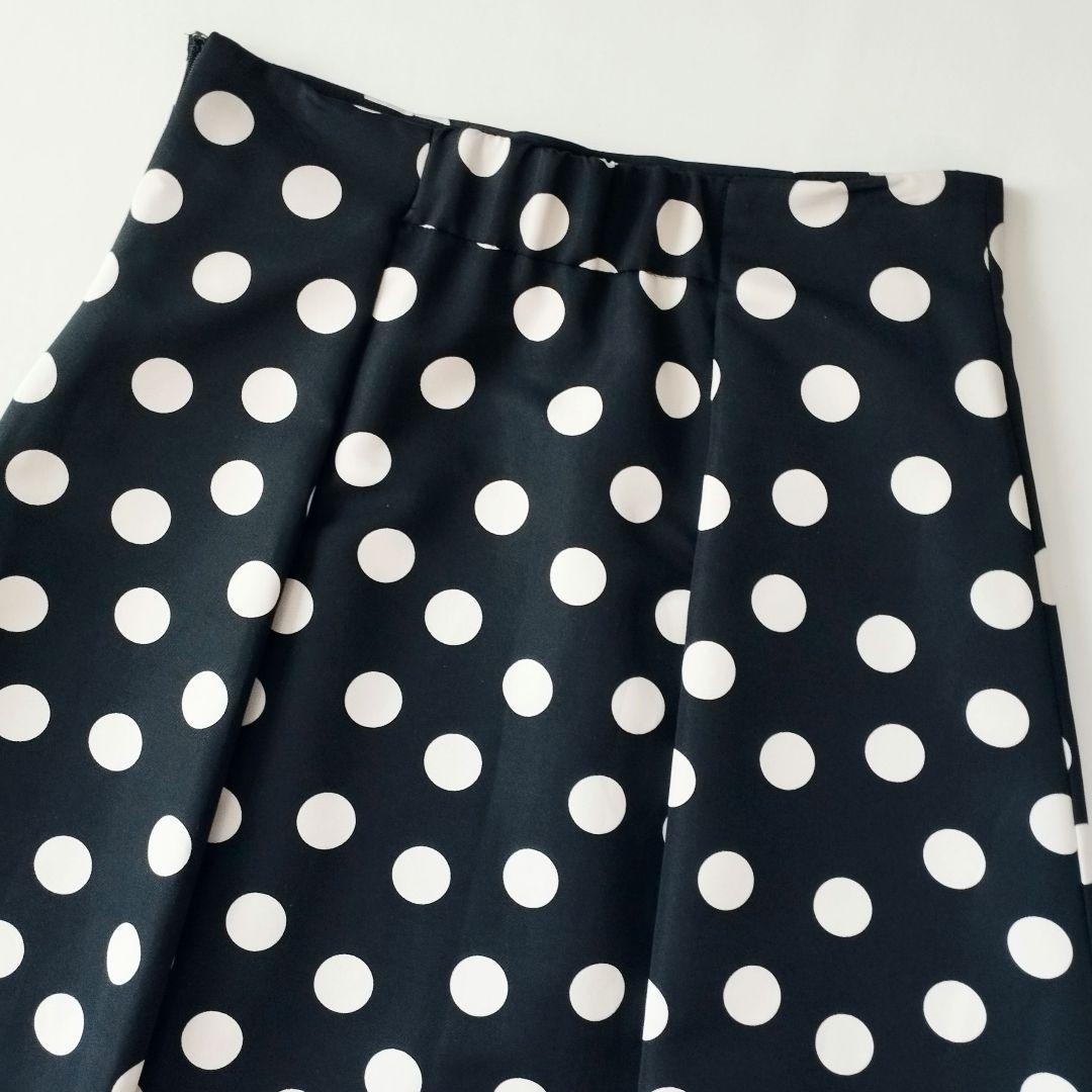 ANAYI✨グログラン ドット ハイウエスト スカート