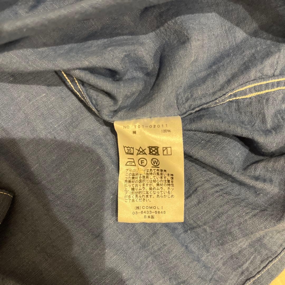 COMOLI　ベタシャン CPOシャツ