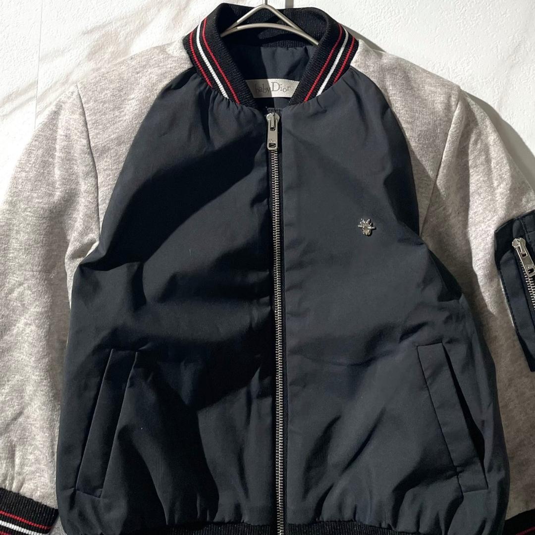 極美品✨ベビーディオール ビー 蜂 ジャケット ジップアップ 18M ネイビー