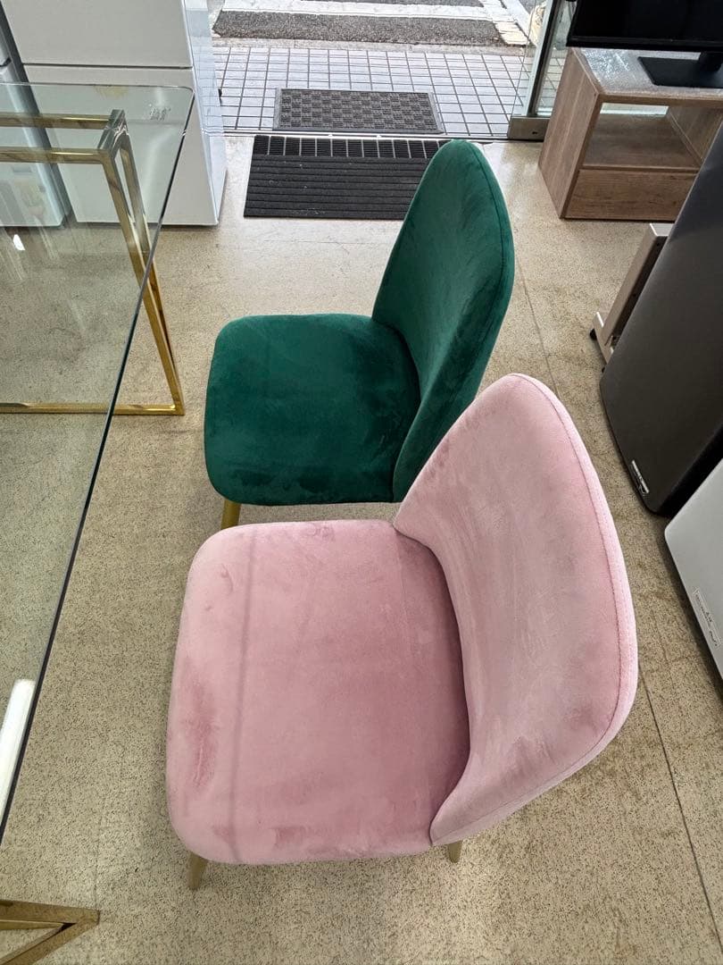 フランフラン Francfranc フェリシテ クリアガラスダイニング5点セット