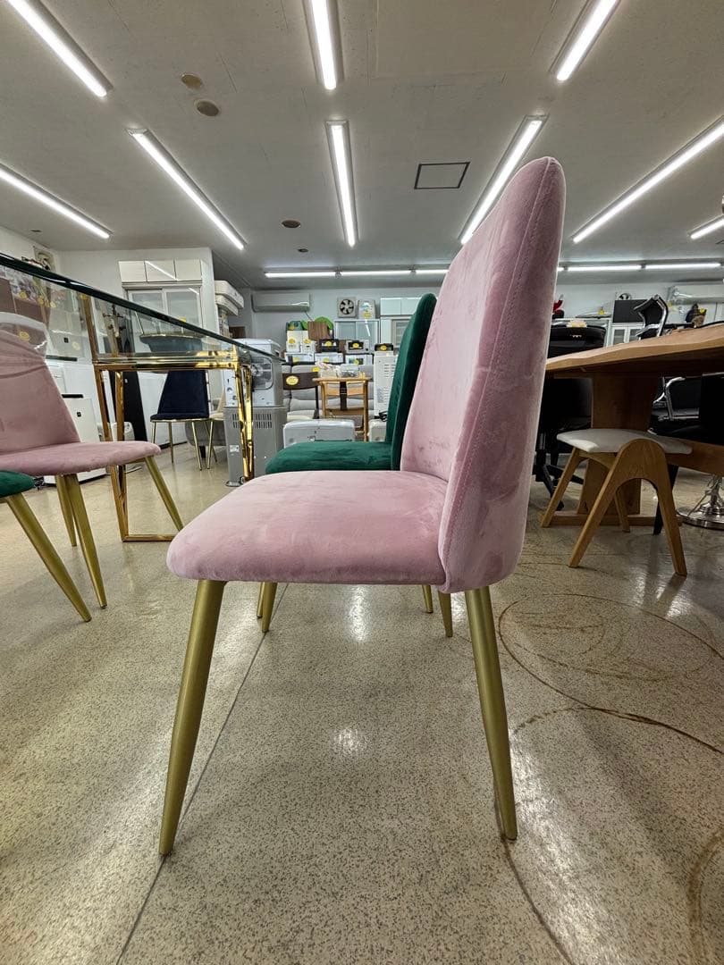 フランフラン Francfranc フェリシテ クリアガラスダイニング5点セット