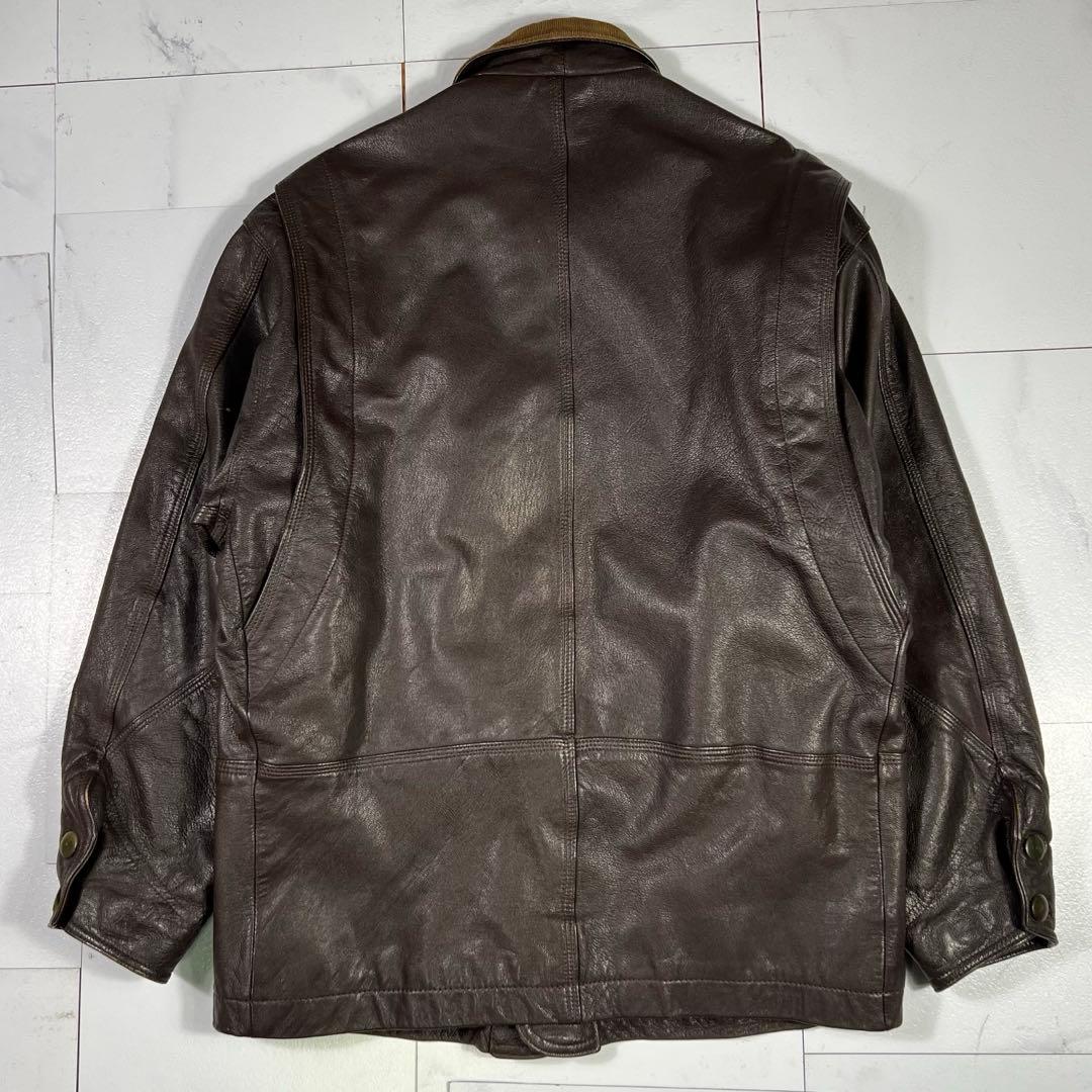 80's 90's O.Henry レザースポーツジャケット レザーコート