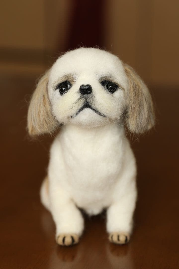 羊毛フェルト　シーズー