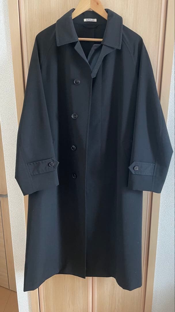 【auralee】wool max soutien coller coat