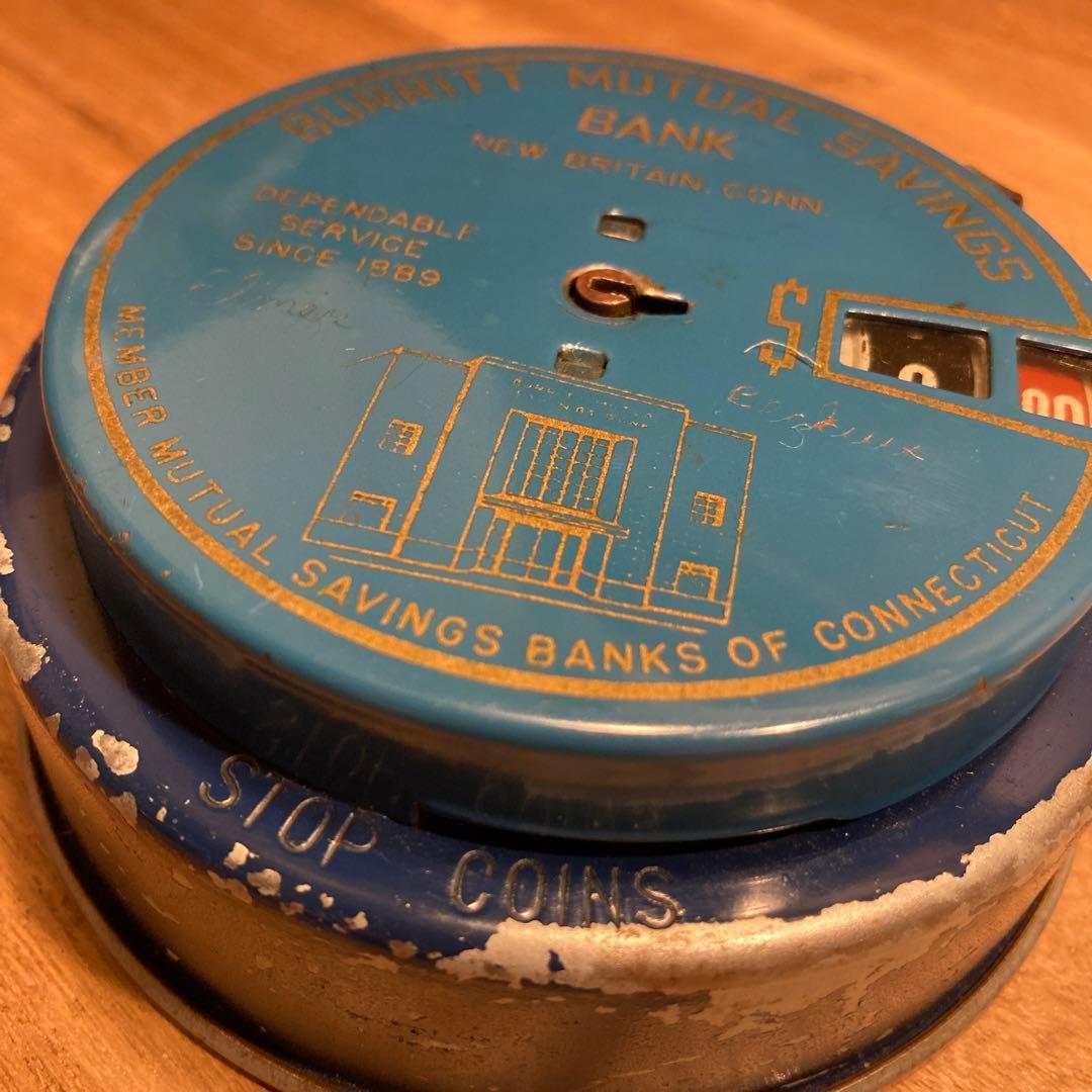 US仕入れ ビンテージ バンク 貯金箱 金庫 add アドバタイジング3