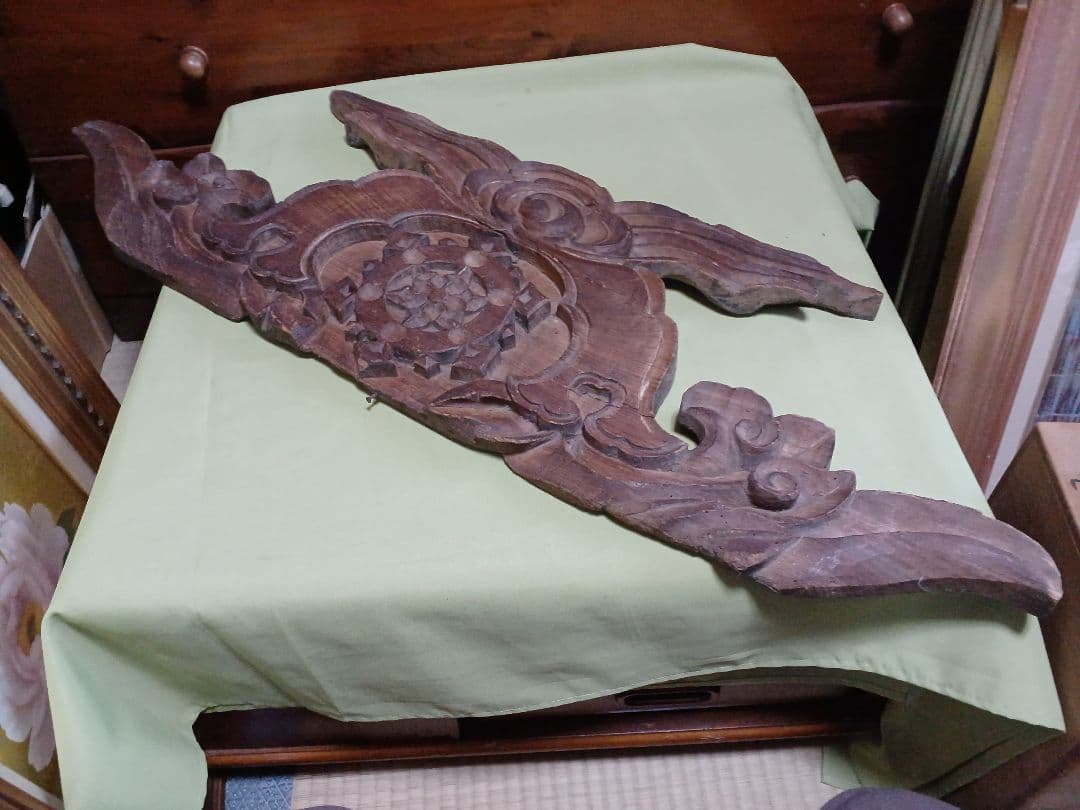 我苑　嘉永元年奉納　「懸魚」 彫刻　仏教美術寺院装飾　「火伏せ」「魔除け」