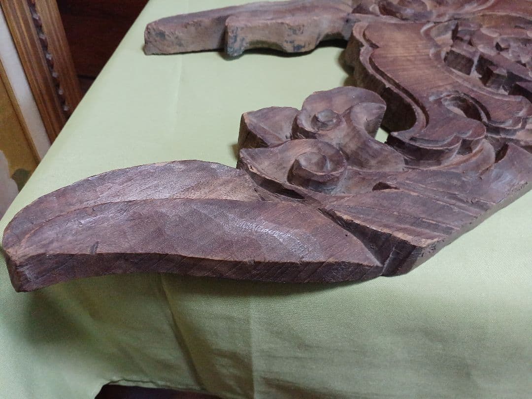 我苑　嘉永元年奉納　「懸魚」 彫刻　仏教美術寺院装飾　「火伏せ」「魔除け」