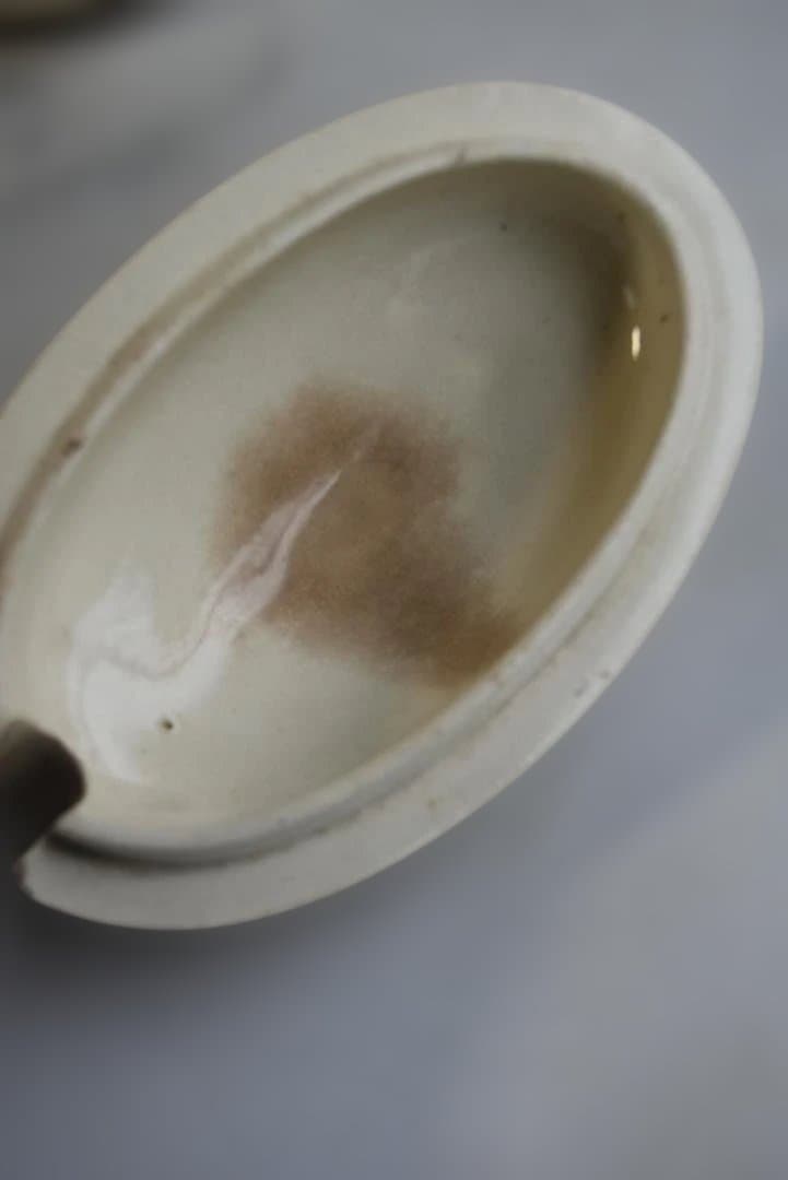 レアChoisy Le Roi　OXFORD　つばめと花のマスタードの器